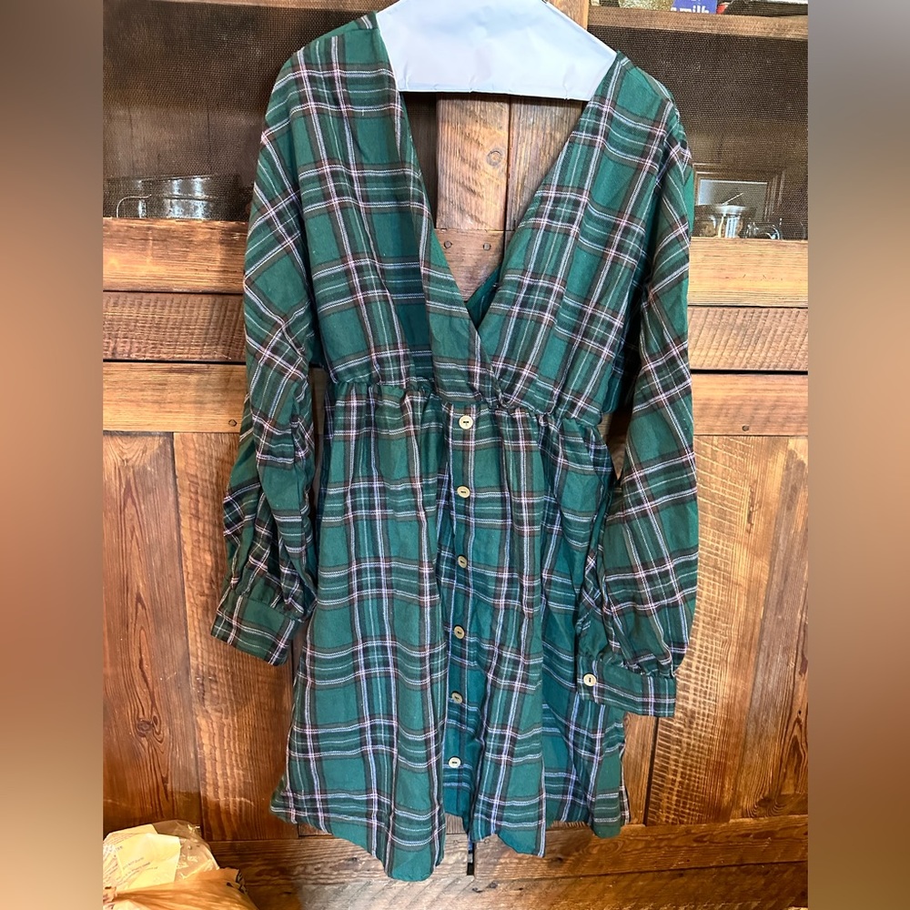 Plaid dress